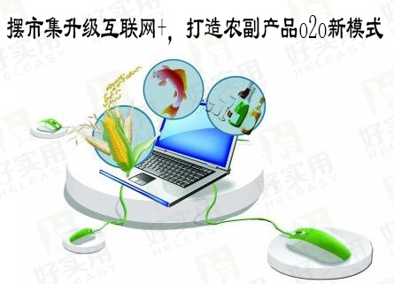摆市集升级互联网+,打造农副产品o2o新模式