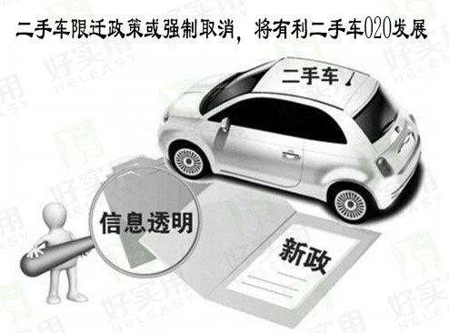 二手车限迁政策或强制取消,将有利二手车O2O发展